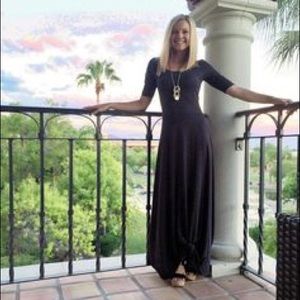 Medium Black Lularoe Ana Dress NWT